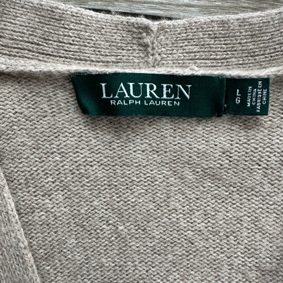 Ralph Lauren wool blend/ long sleeve dress with size buckle/ woman’s L - Picture 7 of 9